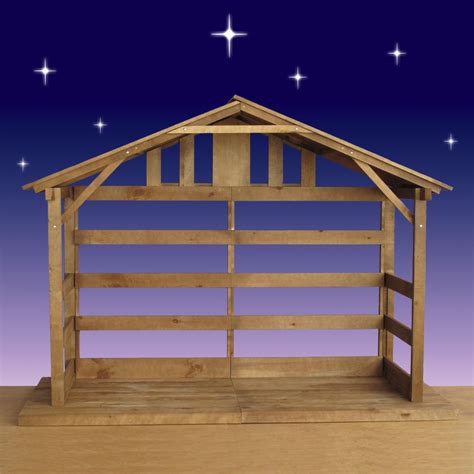 wooden christmas stable|christmas stables for sale.